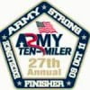 Army Ten Miler coin Front