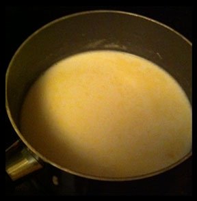 Thick white sauce for croquettes