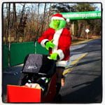 Grinch crosses the finish line