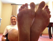 My feet after the 2012 Army Ten Miler