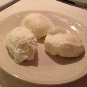 poached eggs